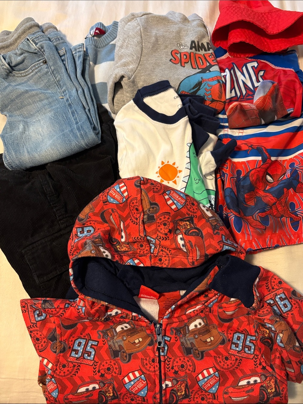 3T Bundle- Spider-Man Marvel Disney Cars Quiksilver